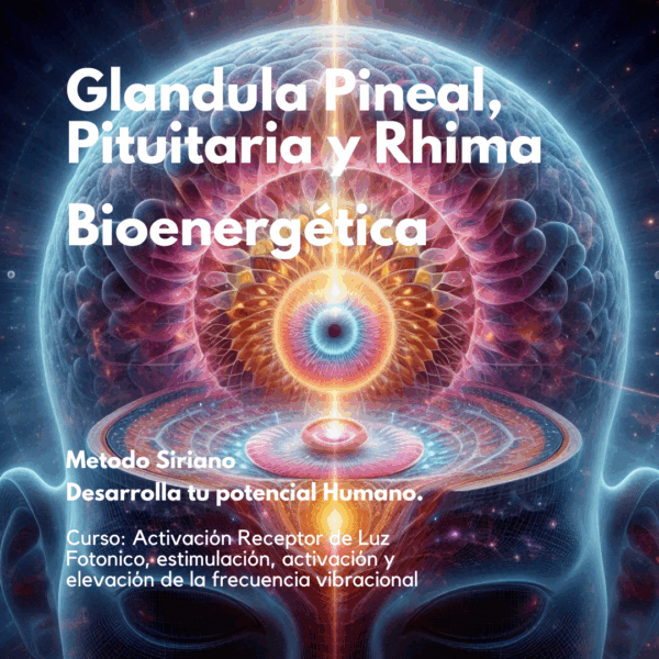 Receptor de Luz Fotónica, activación glándulas Pineal, Pituitaria, Rhima.